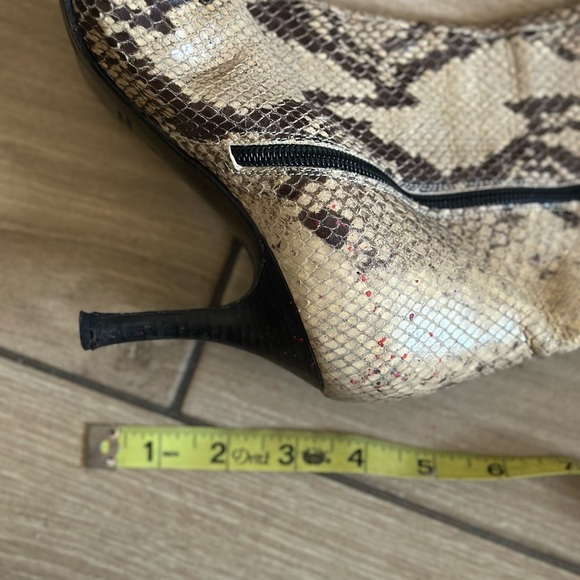 Snakeskin Booties​ - Picture 2 of 3